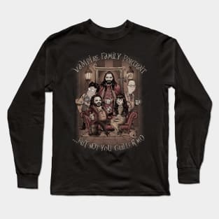 Vampire Family Portrait Long Sleeve T-Shirt